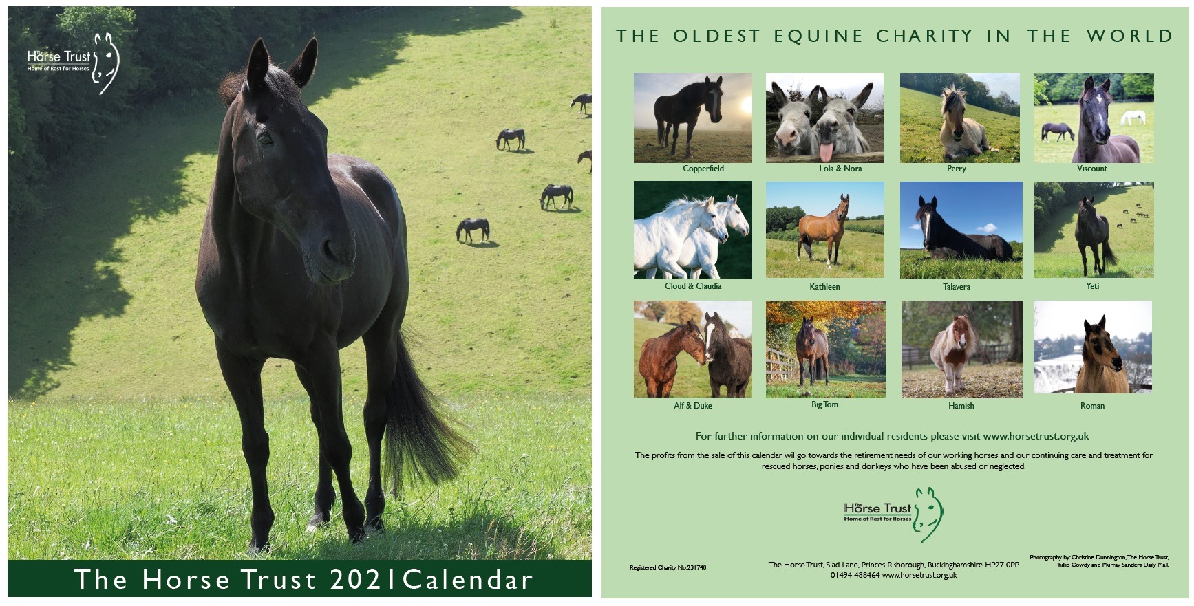 The Horse Trust 2021 Calendar