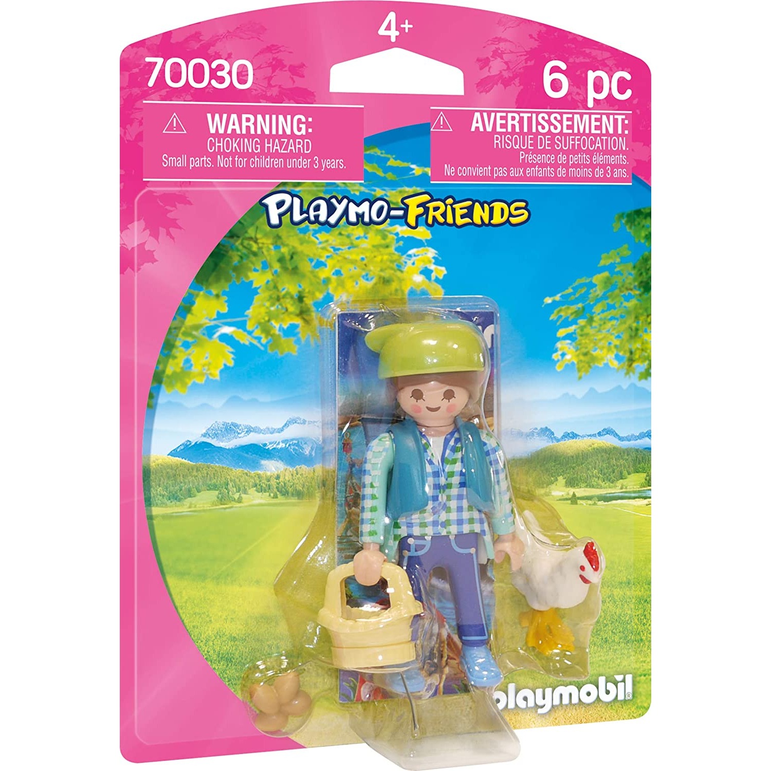 Playmobil Farmer And Chicken Set Encourage Learning