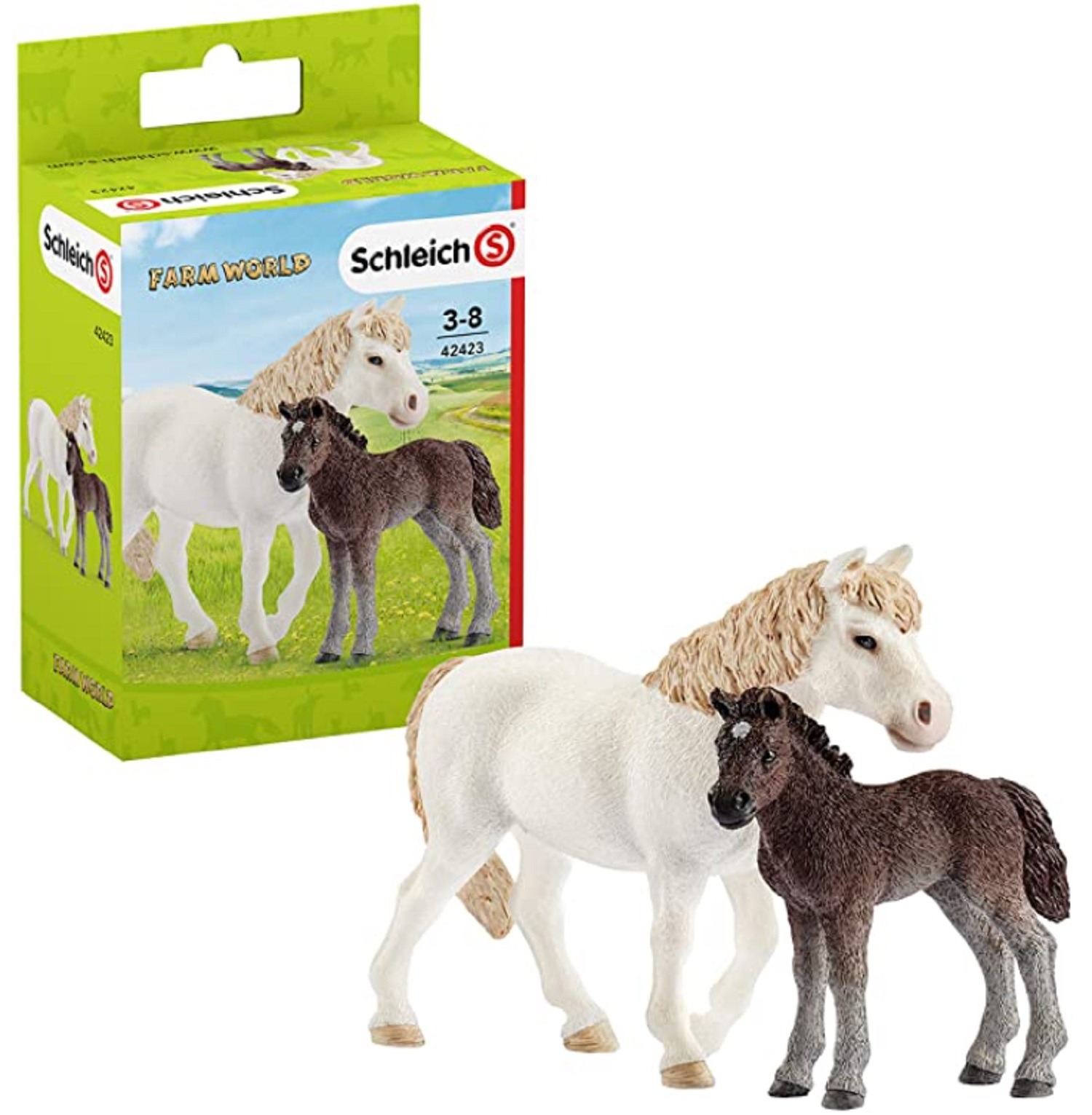 Schleich Mare and Foal Set