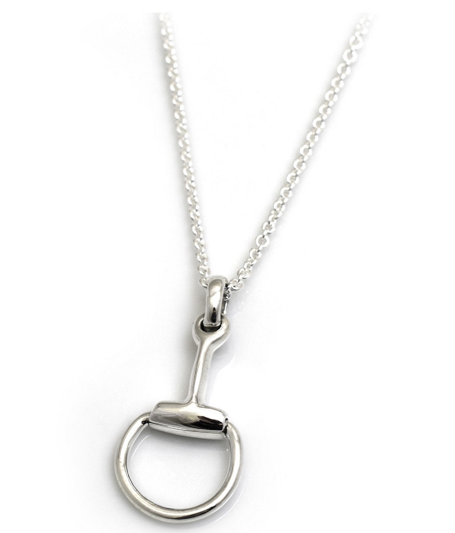 HiHo Sterling Silver Snaffle Pendant