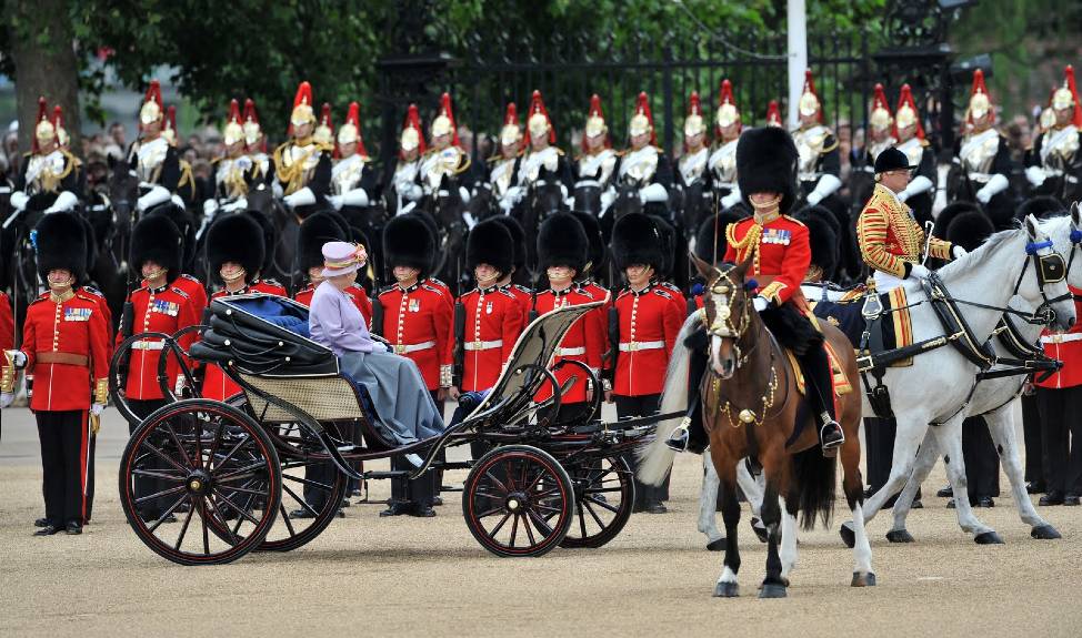 Burniston Trooping the Colour