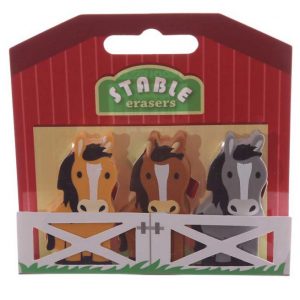 Pony Stable Erasers