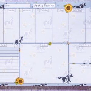 Emily Cole Weekly Desk Planner